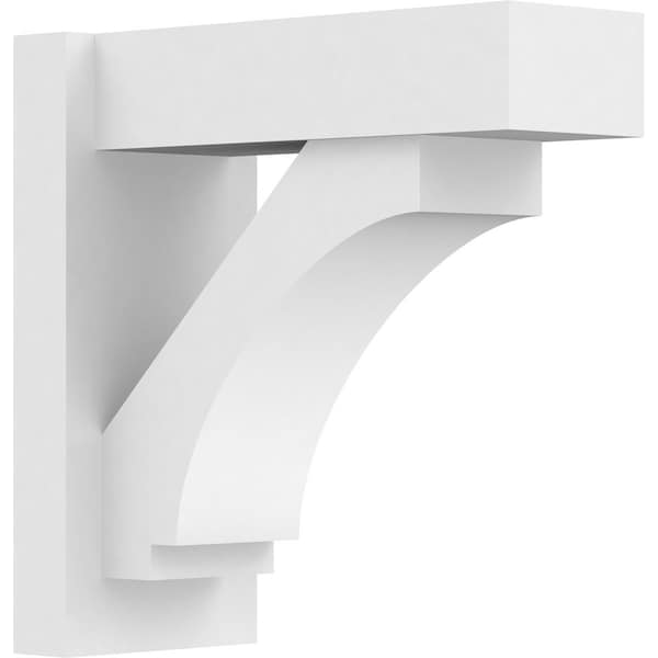 Ekena Millwork Imperial Architectural Grade PVC Outlooker with Block Ends, 7"W X 16"D X 16"H OUTP07X16X16IMP05 - main